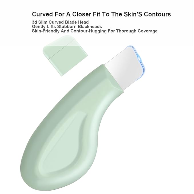 Blackhead Remover Tool, Skin Scrubber Face Spatula & Silicone Face Scrubber, Blackhead Scraper For Pimple And Sebum, Pore Cleaning For Exfoliating, Massaging, Remove Blackheads, Acne