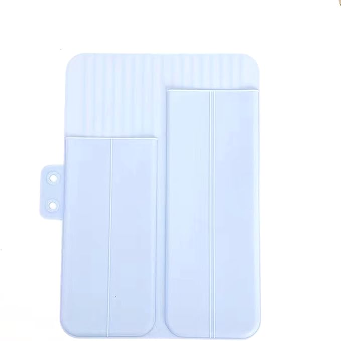 Heat Resistant Silicone Mat Travel Case Portable Travel Mat Cover for Hair Straightener, Flat Iron and Hot Hair Styling Tools (Blue)