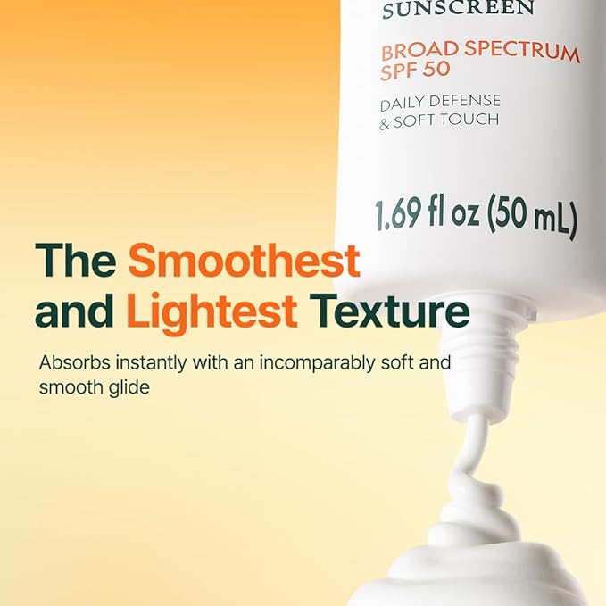 PURITO Korean Sunscreen SPF 50 | Lightest Texture, No White Cast, Broad Spectrum UVA/UVB | Oil-Free, Vegan, For All Skin Types | Daily Lightweight Sun Protection | Korean Skincare, 50mL 1.69 fl.oz