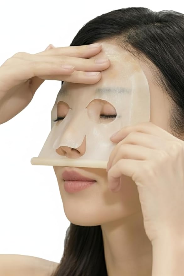 Roll Face Mask Sheet Weekly (7pcs) - Korean Deep Hydrating Collagen Hydrogel Mask for Women - Moisturizing Overnight Skincare