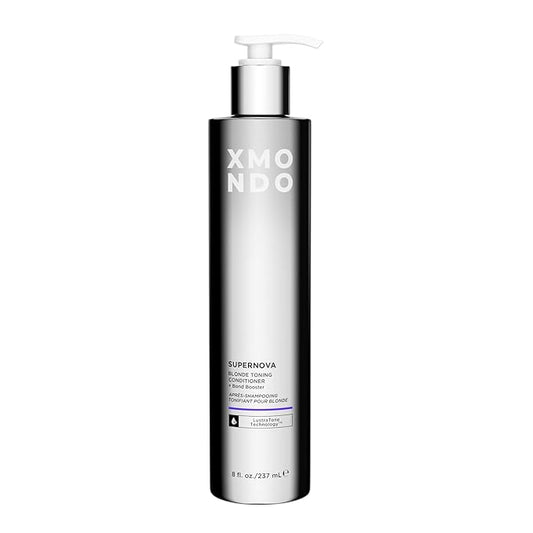 XMONDO Hair Supernova Blonde Toning Conditioner | Vegan Formula with Vegetable Proteins, Jojoba Oil, and Violet Pigments to Replenish, Restore, and Reduce Yellow Tones in Blonde Hair, 8 Fl Oz 1-Pack
