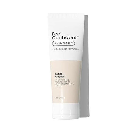 Facial Cleanser - Gender-Neutral, Formulated with Gentle Surfactants, Humectants, Calming Chamomile and Calendula, 8 oz / 240 mL