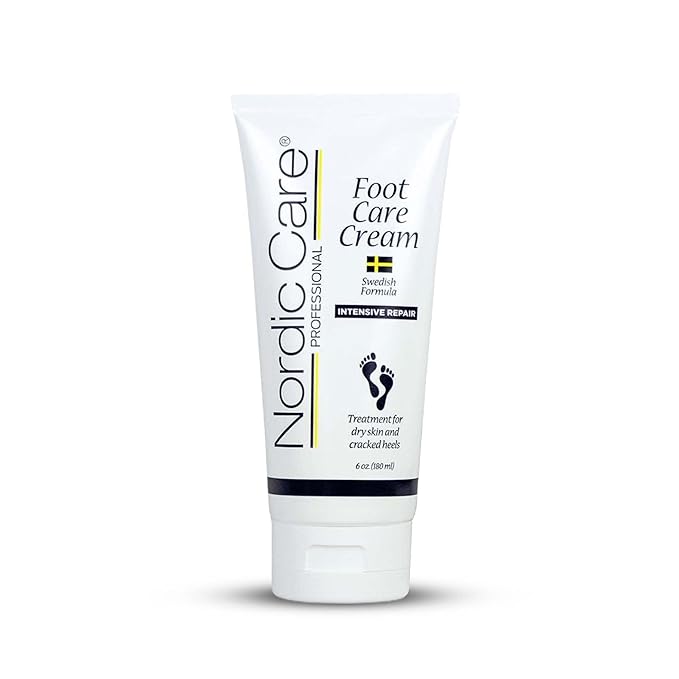 Nordic Care Foot Care Cream Intensive Repair | 10% Urea Treats Severely Dry Feet & Cracked Heels | Noticeable Results In Days