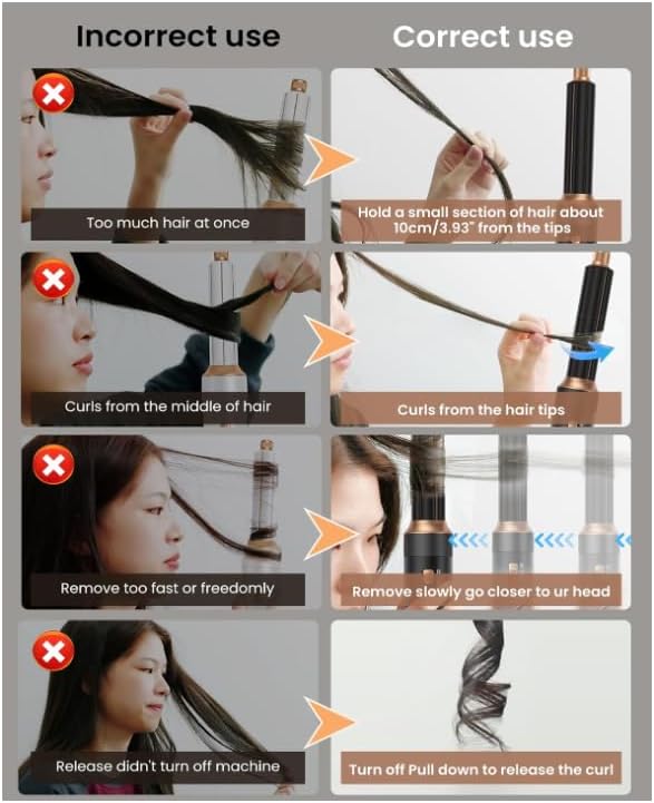 UKLISS Hair Dryer Brush 7 in 1，110000 RPM Hair Dryer with Diffuser for Curly & Twisted Hair Professional Ionic Brush Blow Dryer for Salon-Quality Styling (Blue Gold)