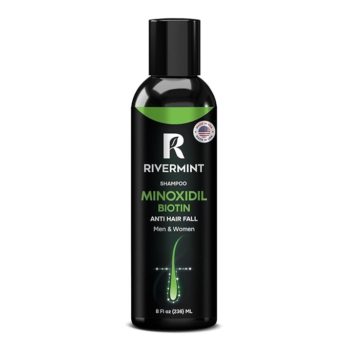 Generic Rivermint Shampoo with Hyaluric Acid and Biotin: Hair Growth Stimulant for Men and Women, anti hair loss - Made in the USA
