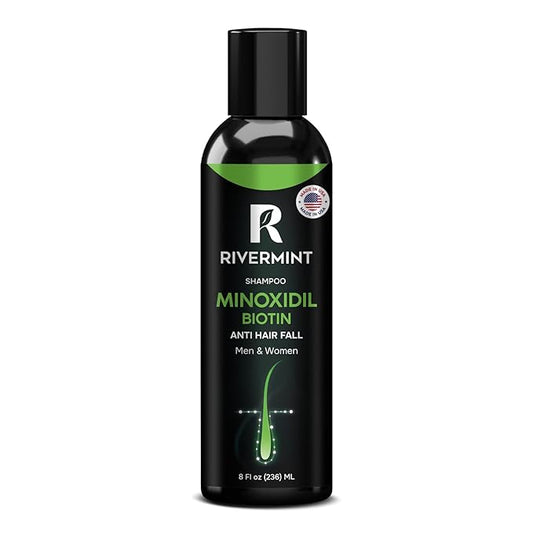 Generic Rivermint Shampoo with Hyaluric Acid and Biotin: Hair Growth Stimulant for Men and Women, anti hair loss - Made in the USA