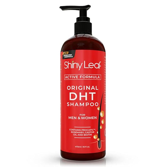 Anti-Hair Loss Shampoo With Biotin, for Men & Women - Sulfate-Free, Natural DHT Blocking Formula for Hair Growth, Thinning Hair Prevention, 16 Oz
