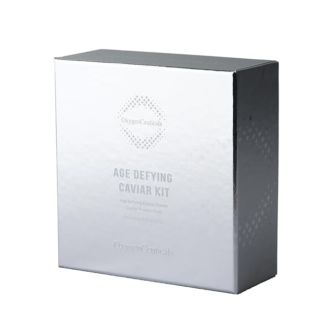 OxygenCeuticals Age Defying Caviar Kit – Anti-Aging Kit, Age-Defying Caviar Cream & Serum for Fine Lines Repair, Skin Renewal for Face & Neck