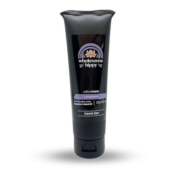 Wholesome Hippy Magnesium Calm Cream (lavender)-Arnica magnesium and shea butter 2 Oz