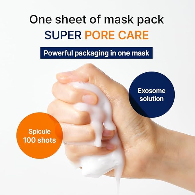 WELLDERMA Milk Exosome Mask 100, Hydrating & Balancing Sheet Mask, Face Care with Niacinamide, Panthenol & Ceramide Complex, 25ml x 5 Sheets