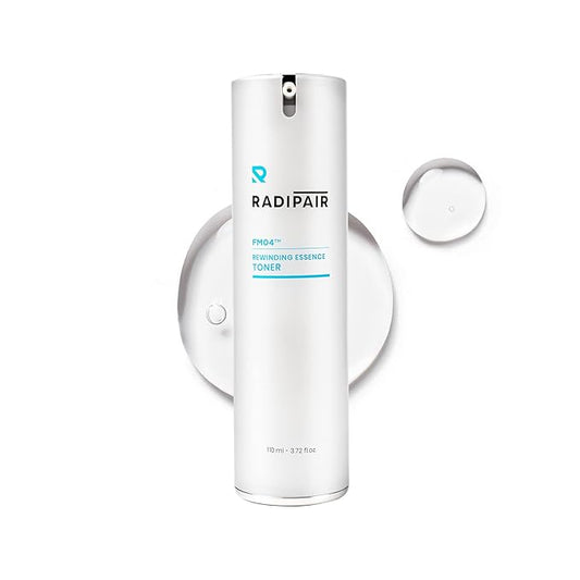 FM04 REWINDING Essence Toner, 3.72 fl oz | Nourishing and Hydrating Toner for Sensitive Skin, Korean Skin Care Toner for Face with Patented Raw Materials TFM