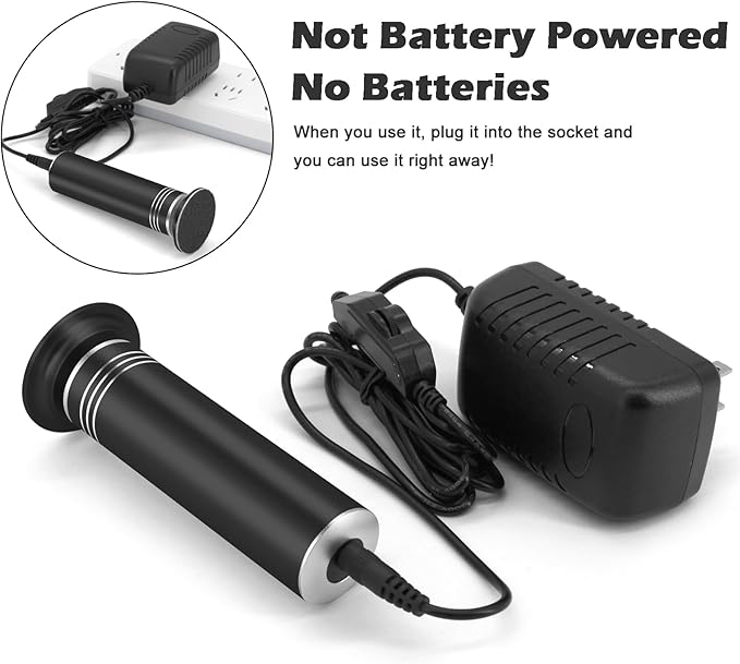 Upgraded Electric Callus Remover for Feet 1200RPM, Adjustable Speed Professional Electric Foot Sander Foot Grinder Heel File Pedicure Tool for Women Men Cracked Dead Skin, 60 Sandpaper Discs, Black