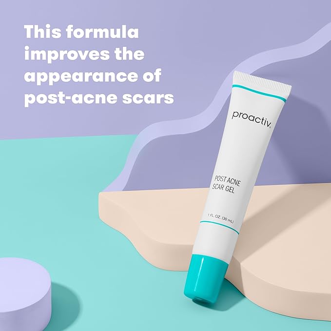 Proactiv Post Acne Scar Gel, Bakuchiol & Vitamin E Face Treatment for Smoothing Skin Texture, Reducing Scars & Enlarged Pores, 1 Oz