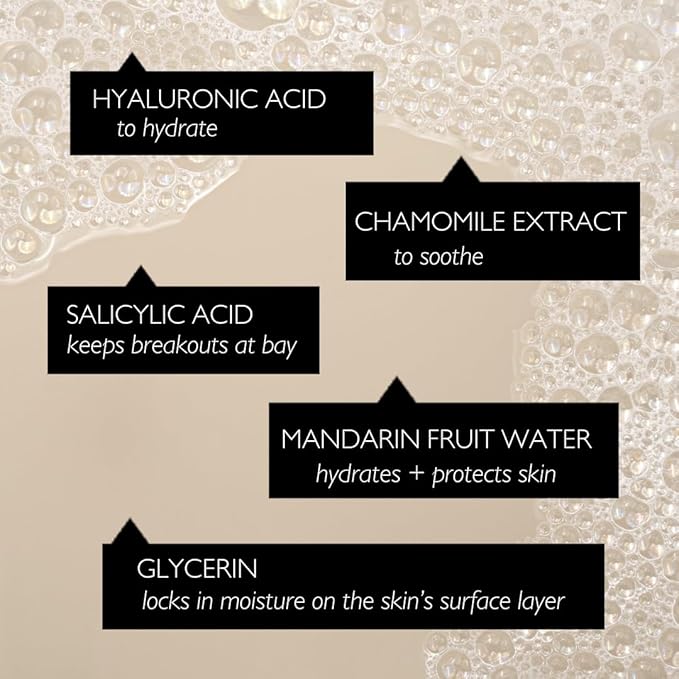 UpCircle Face Toner with Hyaluronic Acid + Salicylic Acid 3.5oz - for Balancing, Plumping + Soothing - Mandarin Fruit Water, Chamomile Extract + Glycerin - Natural, Vegan + Cruelty-Free