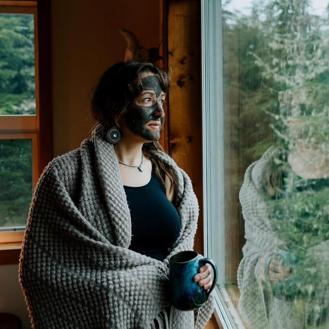 Alaska Glacial Purifying Mineral Mud Mask with Glacial Clay & Botanicals | Gently Detoxifies, Hydrates & Smooths | Anti-Aging Facial for Sensitive Skin – Unscented, 3.5oz