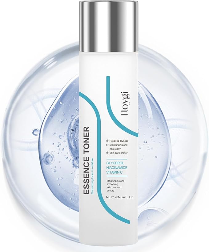 Toner for Face, Hydrating Toner for Skin Boosting, Soothing and Deep Hydration, Fit for All Skin Types, 4 Fl. Oz, Glass Bottle