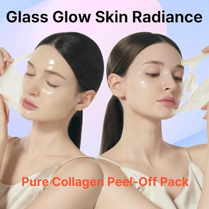 ELT Pure Collagen Peel Off Wrapping Facial Mask Pack with Silicone Brush (60 ml / 2.02 fl.oz) Hydrating face mask Korean Skincare