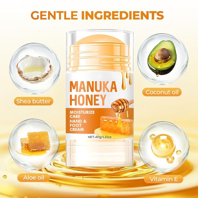 60% Urea Hydrating and Anti-Cracking Foot Cream, Moisturising and Relieves Cracking and Dryness Foot Cream for Cracked Heels,Hands,Knees,Exfoliating Moisturizer (Yellow, one size)