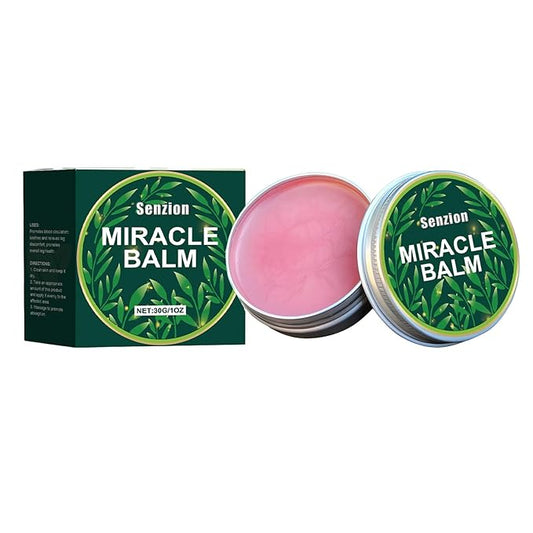 Miracle Balm, Miracle Balm for Swollen Legs, Natural Ingredients, Relaxed and Comfortable, Soothing Joint Cream for Back, Hands, Feet and Body, Improves Joint Comfort (1)