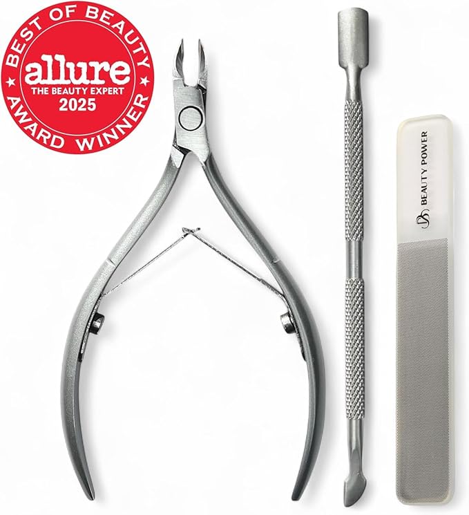 9 in 1 Professional Manicure Pedicure Set - Stainless Steel Nail Clippers, Nano File, Cuticle Nipper, Scissors, Tweezers, Travel PU Leather Case for Men & Women - Gift Ready New (Pink)