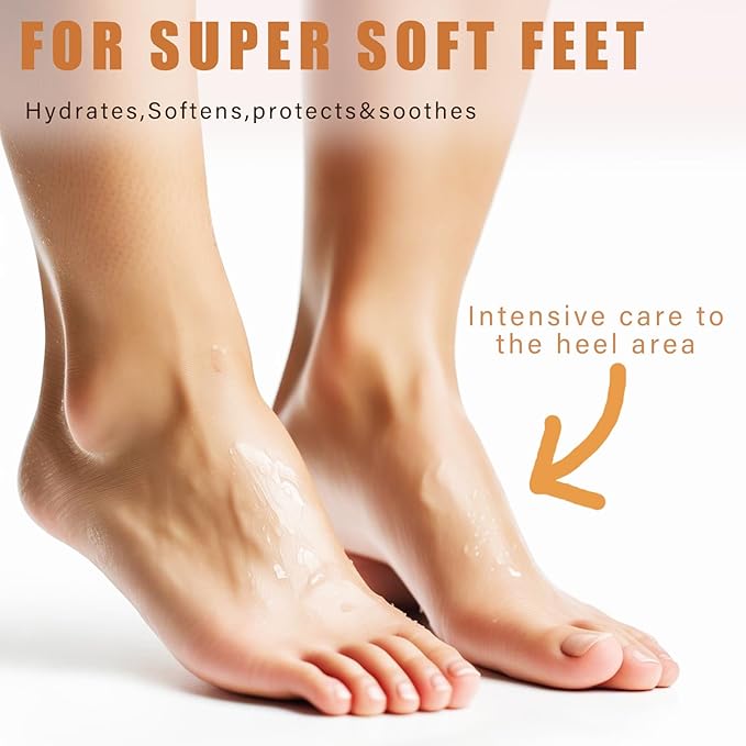 Honey Foot Balm Stick,Manuka Honey Stick Foot Cream for Dry Cracked Heels and Feet Moisturizing & Exfoliating Care for Dry Cracked Feet Knees and Hands Callus 1.41 Oz