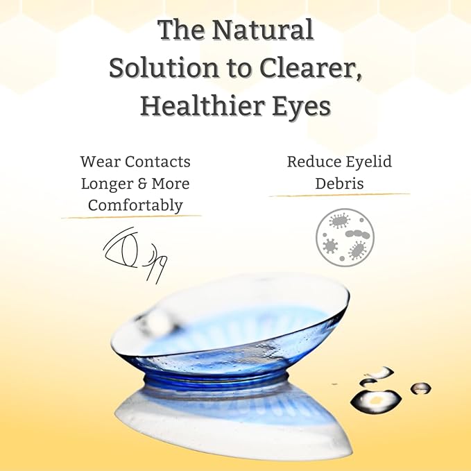 TearRestore NeutraWipe Eco Manuka Honey Eyelid Wipes | Ultra-Soft Biodegradable Eyelash Cleanser For Blepharitis & Dry, Itchy, Swollen, Irritated Eyes (30 Count)