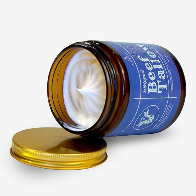Beef Tallow for Skin - Beef Tallow face and body Balm, Natural Cream, 6 oz (Pack of 1) | Grass-Fed Beef Tallow, All-Natural Moisturizer, Whipped Beef tallow Cream for Smooth Skin, Vitamins A, C, D, E