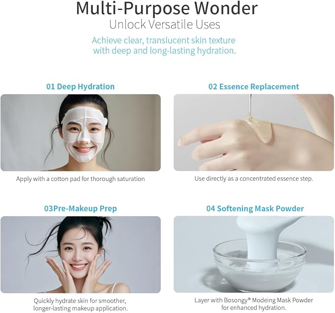 Hydro Moisture Essence Toner 500ml(16.9fl.oz.) – Deep Nourishing Facial Toner for Dry & Sensitive Skin, Infused with Hyaluronic Acid, Panthenol & Ceramide Korean Skincare