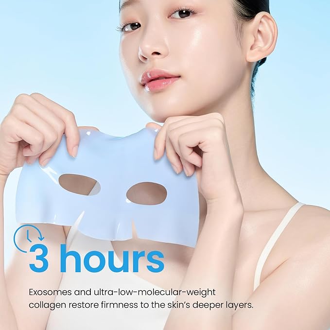 Facial Sheet Mask, 4 Sheets (30 g Each) (Azulene Cica Calming)