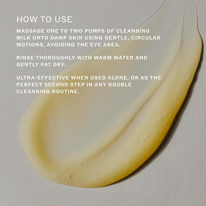 Sahajan Golden Milk Cleanser with Turmeric, Vitamic C + Black Cumin Seed Oil | Ayurvedic Clean Gentle Daily Milky Gel Cleanser | Unclogs Pores, Refines Texture, Calms Redness | 4 fl oz