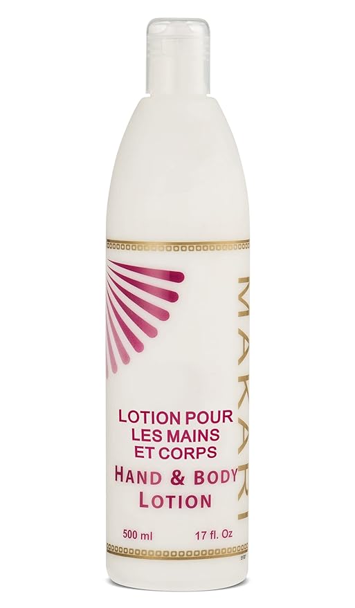 Makari Voile de Corps Hand & Body Lotion (17 fl oz) | Hydrating Moisturizer with Hyaluronic Acid & Caffeine | Lightweight, Non-Greasy Formula for All Skin Types
