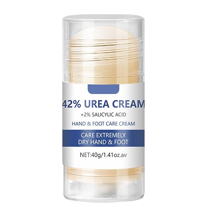 42% Urea plus 2% Salicylic Acid Foot Cream, Foot Balm for Dry Cracked Feet Knees Elbows Hands Hydrate & Nourish Foot Care for Softens Skin Exfoliates Dead Skin Smoothing Skin Women and Men 1.41oz