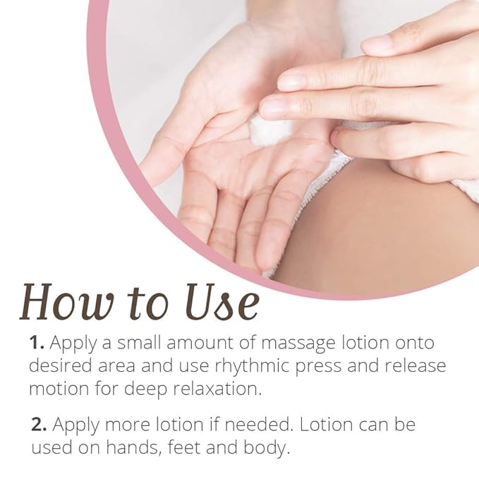 Gena Mani Spa Massage Lotion - Deep Moisturizing Body Lotion for Massages Therapy with Argan Oil, Massage Cream for Hands, Feet & Body, 16 fl oz