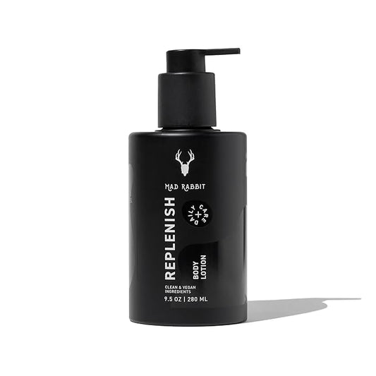 Replenish Tattoo Body Lotion - Fragrance-Free Lotion, Non-Greasy & Silicone-Free, Clean Ingredients, Lightweight for Daily Use (9.5 Ounce)