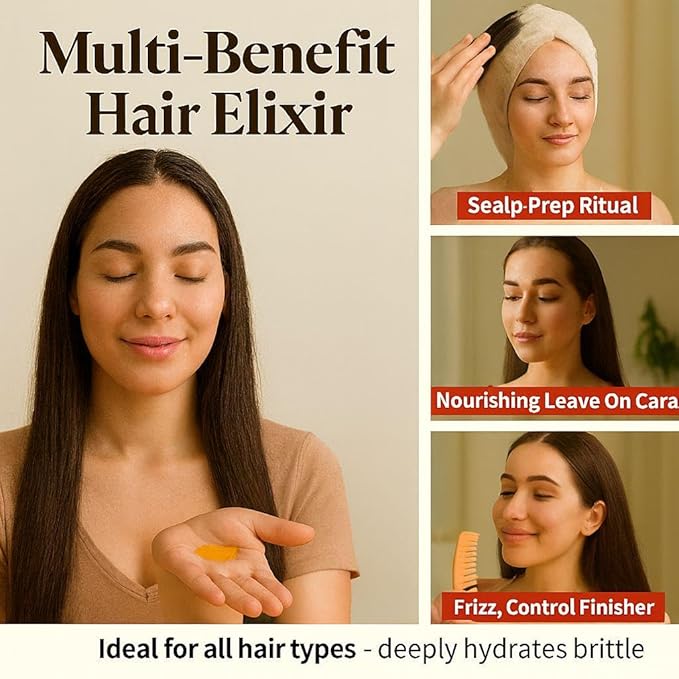 Batana Oil for Hair Growth – 100% Pure & Organic from Honduras – Cold-Pressed Treatment for Scalp & Hair – Strengthens, Thickens & Restores Natural Hair – 60ml