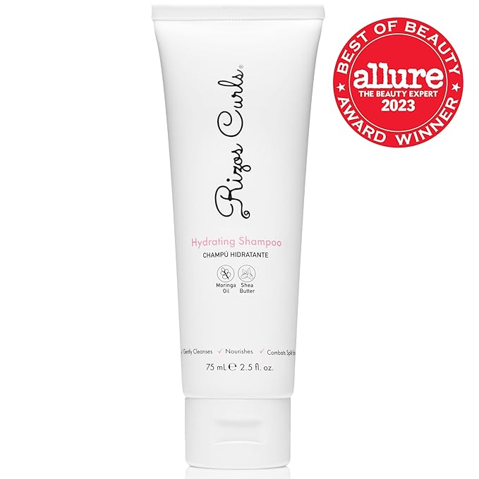 Rizos Curls Travel Wash Day Bundle, Hydrating Shampoo & Deep Conditioner Bundle, Moisturize Scalp, Gently Cleanse and Hydrate Curly Hair