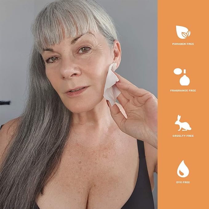 Wrinkles Schminkles Face, Neck & Décolletage Polishing Peel Pads, Skin Exfoliating & Resurfacing, Pack of 5 Towelettes