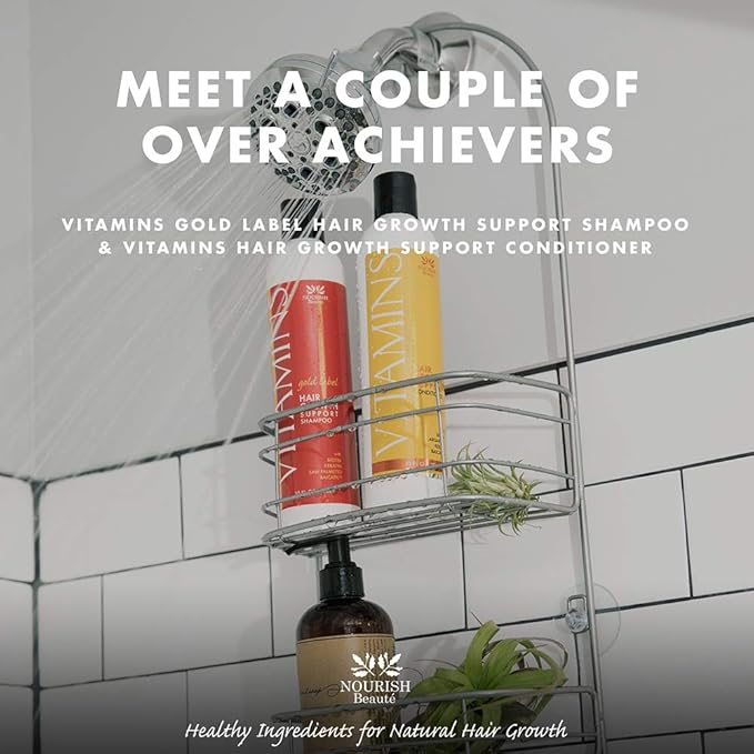 Nourish Beaute Vitamins Conditioner for Hair Loss that Promotes Hair Regrowth, Volume and Thickening with Biotin, DHT Blockers, Antioxidants, Oils and Extracts For Men and Women, Conditioner, 1 Pack