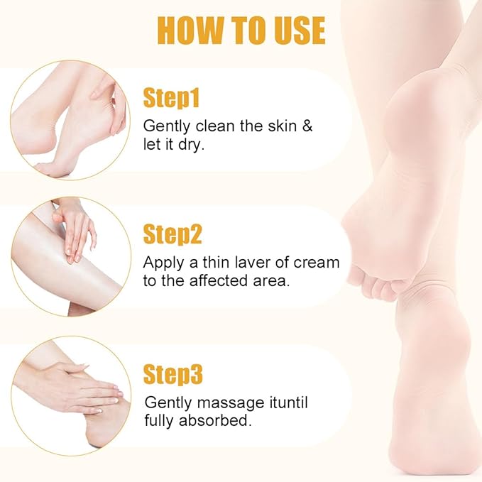 2Pcs Urea 60% Moisturizer and Anti-Cracking Foot Cream,Intensive Repair Dry Cracked Skin,Urea Heel Stick Balm,Hands,Heels,Elbow and Knees,Softens Hydrating Nourish Foot Care for Women and Men