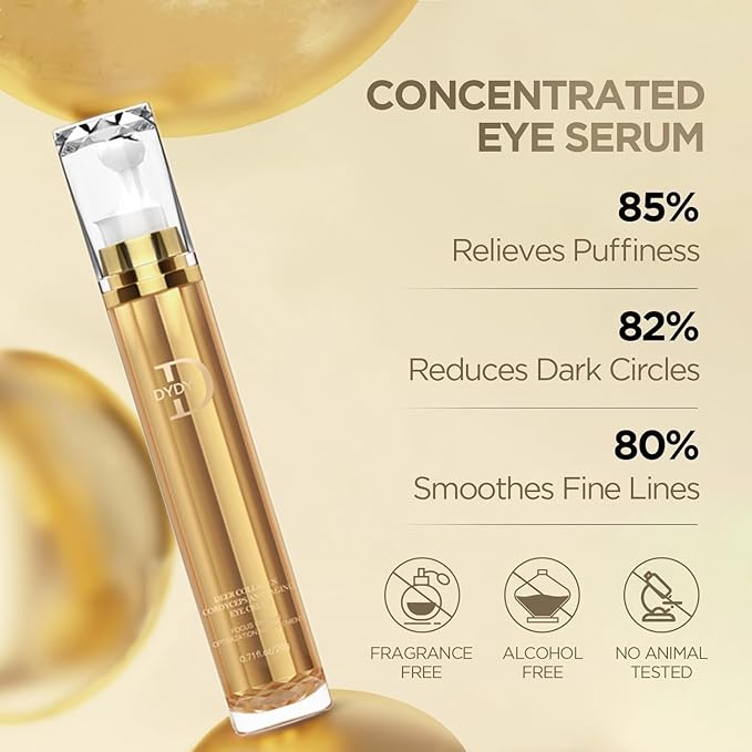 Rapid Reduction Eye Serum- Deer Collagen Cordyceps Anti-Wrinkle Eye Cream Improve Skin Elasticity, Reduce Fine Lines & Dark Circles Anti Aging Wrinkle Remover for Face- 0.71 fl. oz/20g