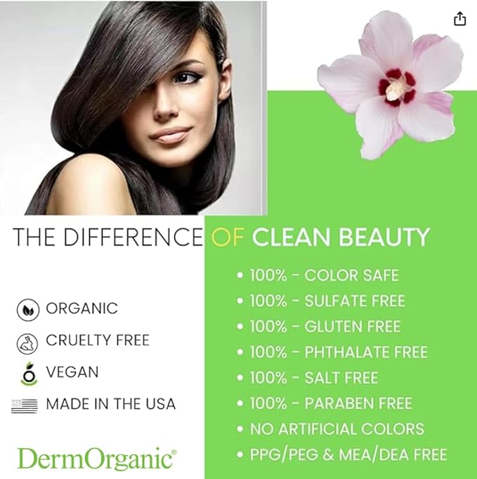 DermOrganic Original Argan Oil of Morocco Leave-In Hair Treatment - Repairs, Protects, Shines, Smooths, 4 oz (1 Pack)