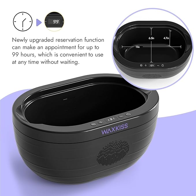 Paraffin Wax Machine for Hand and Feet,Hand Wax Paraffin Machine with Paraffin Wax Refills, Safety Material 3L Paraffin Baths Machine Kit Moisturizing and Hydration