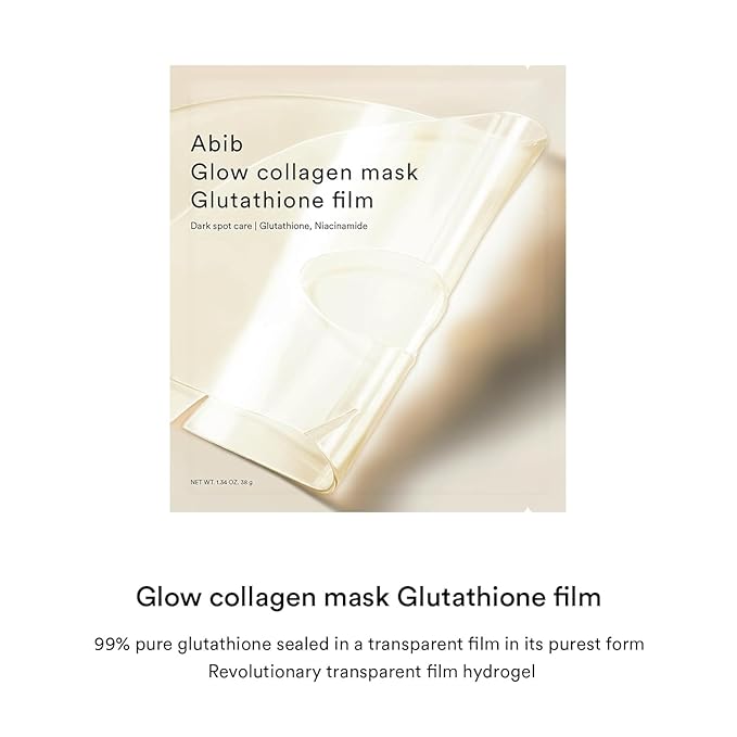 Abib Glow Collagen Mask Glutathione Film 4 Sheets