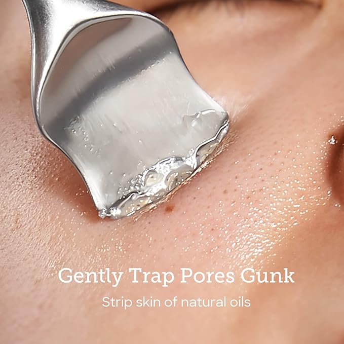 LitBear Pore Prep Tool, Blackhead Remover Pimple Popper Tool Kit, Stainless Steel Blackhead Extractions Tool for Acne, Whitehead Popping, Blemish, Comedone, Black