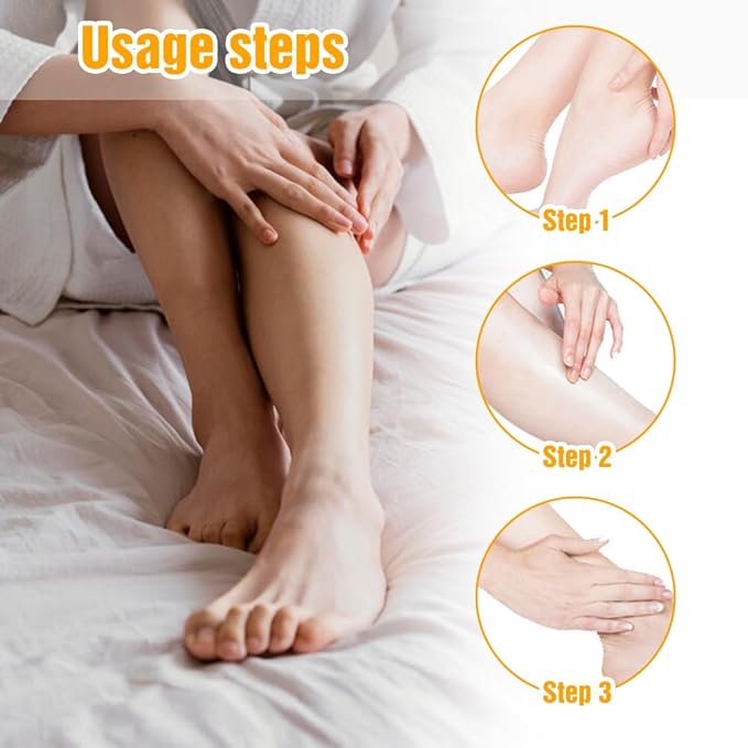 60% Urea Hydrating and Anti-Cracking Foot Cream, Moisturising and Relieves Cracking and Dryness Foot Cream for Cracked Heels,Hands,Knees,Exfoliating Moisturizer (White, one size)