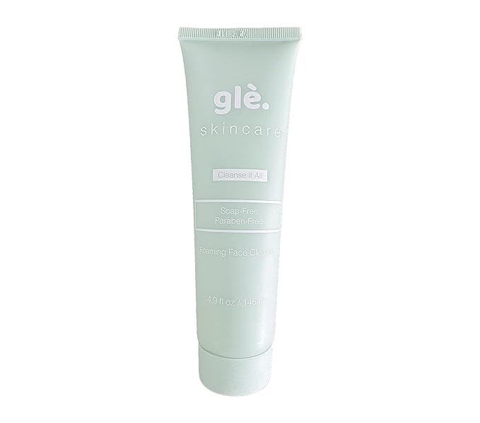 Gle Face Cleanser for Sensitive Skin Purifying Foaming Gel pH Balancing Daily Sensitive Skin Face Wash, Hyaluronic Acid, Oil Free and Soap Free Non Comedogenic | 4.9 fl oz