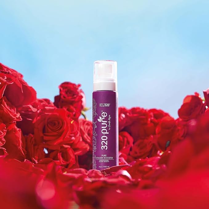 320Pure Hair Vitamin Booster 4oz Spray, Strengthens & Stimulates Hair Growth, Enriched with Vitamins from Garlic, Ginseng, Ginkgo Biloba, & Goji Berry, Pure Extracts for a Healthy, Lustrous Look