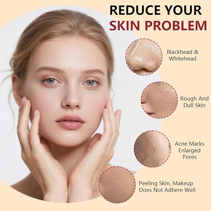 Peel Shot Glow Rice Peeling Ampoule, Soft Exfoliating Face and Body Scrub, Korean Skincare-80ml