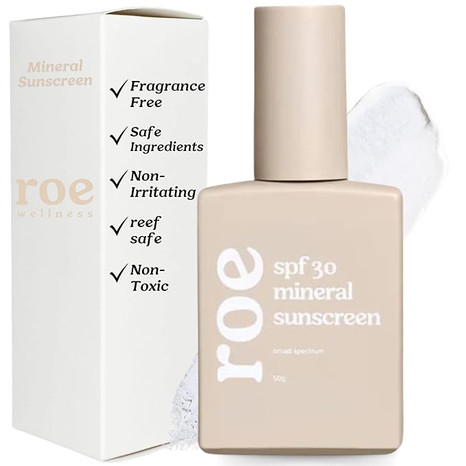 Roe Wellness- Baby Mineral Sunscreen SPF 30 | Non-Greasy, Reef Safe, Paraben-Free
