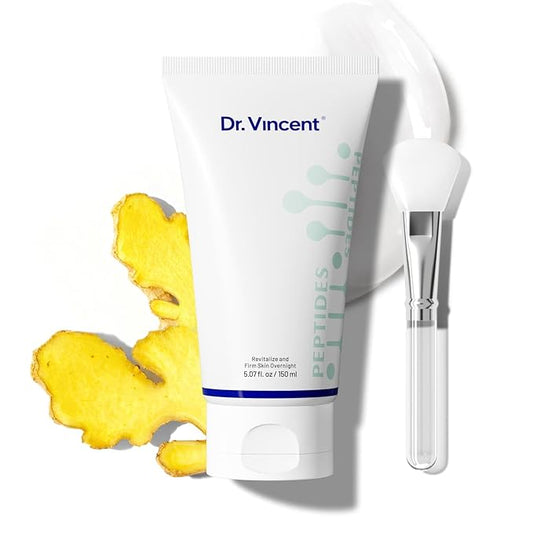 Glass Glow Collagen Night Wrapping Mask with Tetrapeptide-30, Kojic Acid Turmeric Overnight Masks for Soothing and Even Skin Tone, Peel Off Face Mask for Smoothing Wrinkles